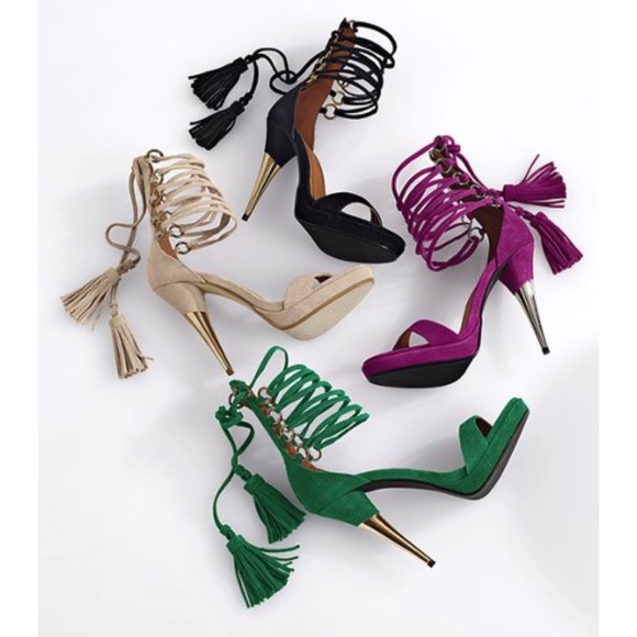 Colin Stuart Shoes - Colin Stuart Tassel Ankle Wrap Sandal